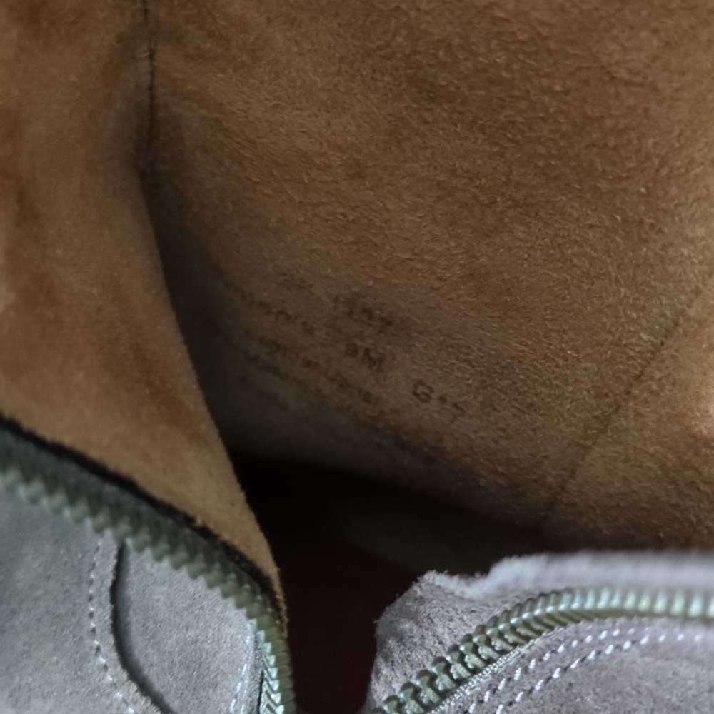 Trask Madison Waterproof Suede Ankle Boho Boots W Zipper Sz 9 - Picture 6 of 7